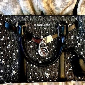 Michael Kors Small Purse - Black with Stars